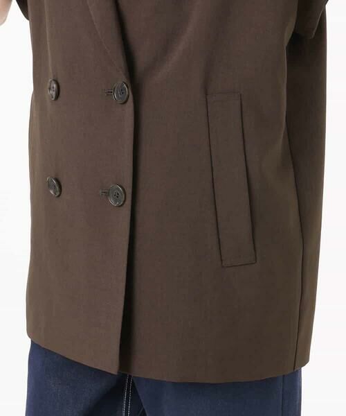 MK MICHEL KLEIN / エムケーミッシェルクラン セットアップ | [洗える]リネンライクストレッチ フレンチスリーブジャケット | 詳細27