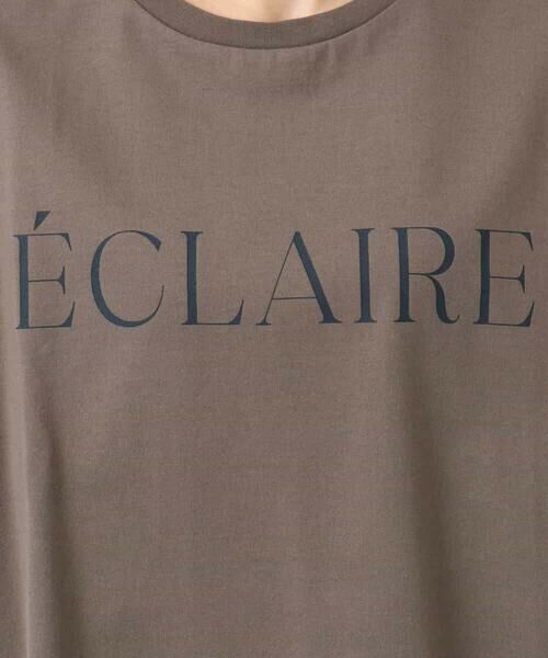 MK MICHEL KLEIN / エムケーミッシェルクラン カットソー | ニュアンス配色コットンロゴTシャツ/洗える | 詳細29