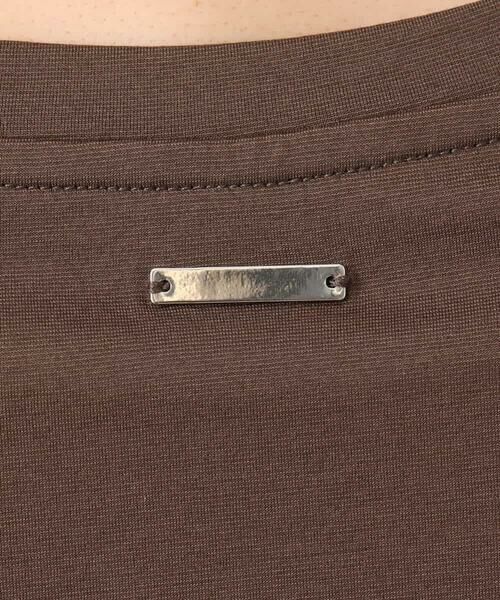 MK MICHEL KLEIN / エムケーミッシェルクラン カットソー | シルケット天竺リラックスカットソー/接触冷感/洗える | 詳細17