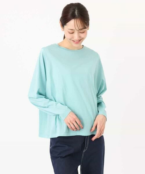 MK MICHEL KLEIN / エムケーミッシェルクラン カットソー | シルケット天竺リラックスカットソー/接触冷感/洗える | 詳細23