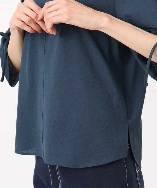 MK MICHEL KLEIN / エムケーミッシェルクラン カットソー | ドロストスリーブデザインカットソー/洗える | 詳細19