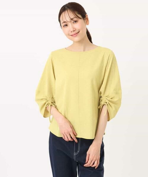 MK MICHEL KLEIN / エムケーミッシェルクラン カットソー | ドロストスリーブデザインカットソー/洗える | 詳細21