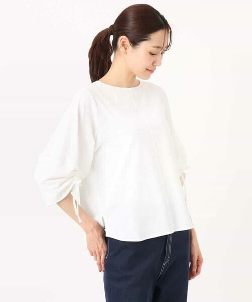 MK MICHEL KLEIN / エムケーミッシェルクラン カットソー | ドロストスリーブデザインカットソー/洗える | 詳細23