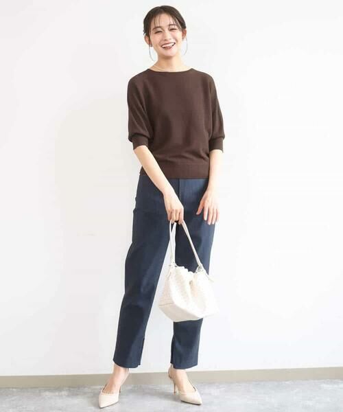 MK MICHEL KLEIN / エムケーミッシェルクラン チノ・ワークパンツ | ハイストレッチ細身シルエットパンツ/洗える | 詳細11