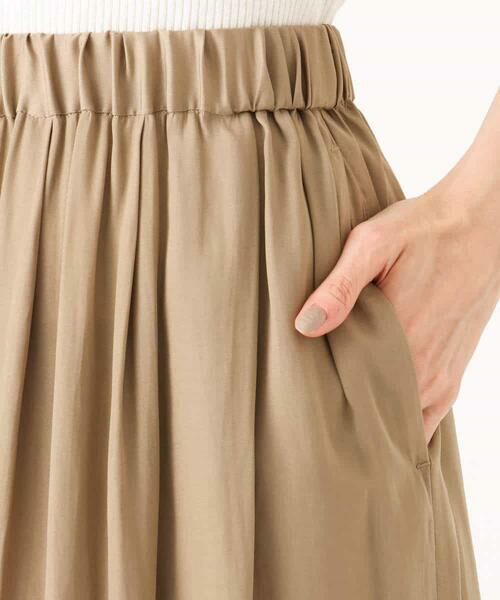 MK MICHEL KLEIN / エムケーミッシェルクラン その他パンツ | [UVカット/接触冷感/洗える]サテンワイドパンツ | 詳細2