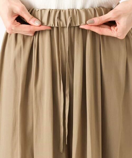 MK MICHEL KLEIN / エムケーミッシェルクラン その他パンツ | [UVカット/接触冷感/洗える]サテンワイドパンツ | 詳細4