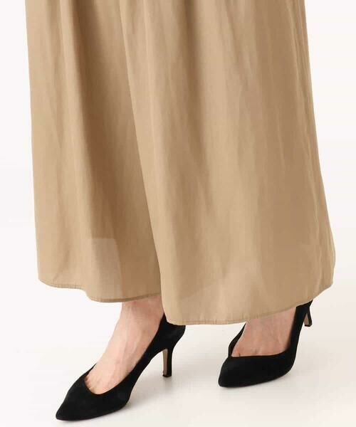 MK MICHEL KLEIN / エムケーミッシェルクラン その他パンツ | [UVカット/接触冷感/洗える]サテンワイドパンツ | 詳細5