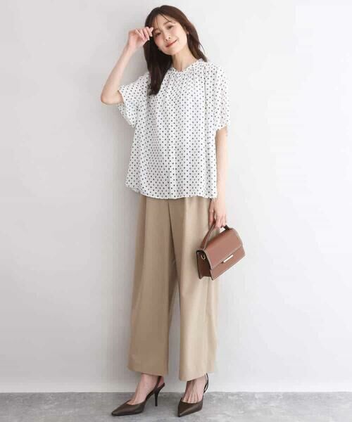 MK MICHEL KLEIN / エムケーミッシェルクラン その他パンツ | [洗える]リネンライクストレッチ ストレートワイドパンツ | 詳細22