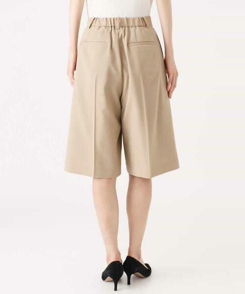 MK MICHEL KLEIN / エムケーミッシェルクラン ショート・ハーフ・半端丈パンツ | [洗える]リネンライクストレッチ ショートパンツ | 詳細18