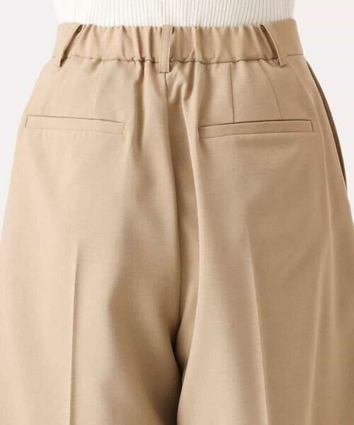 MK MICHEL KLEIN / エムケーミッシェルクラン ショート・ハーフ・半端丈パンツ | [洗える]リネンライクストレッチ ショートパンツ | 詳細20