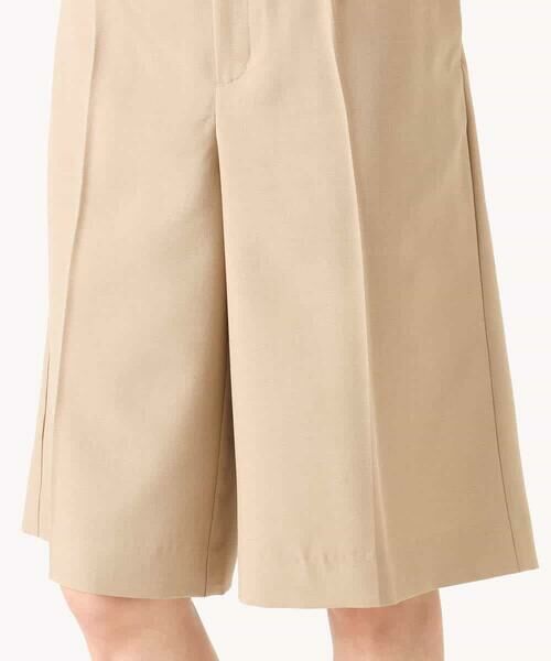 MK MICHEL KLEIN / エムケーミッシェルクラン ショート・ハーフ・半端丈パンツ | [洗える]リネンライクストレッチ ショートパンツ | 詳細23
