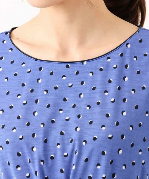 MK MICHEL KLEIN / エムケーミッシェルクラン ロング・マキシ丈ワンピース | [イージーケア/洗える]タックデザインジャージーワンピース | 詳細16