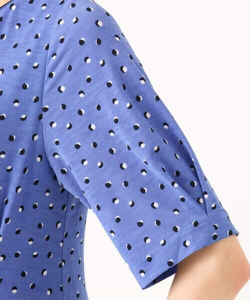 MK MICHEL KLEIN / エムケーミッシェルクラン ロング・マキシ丈ワンピース | [イージーケア/洗える]タックデザインジャージーワンピース | 詳細18