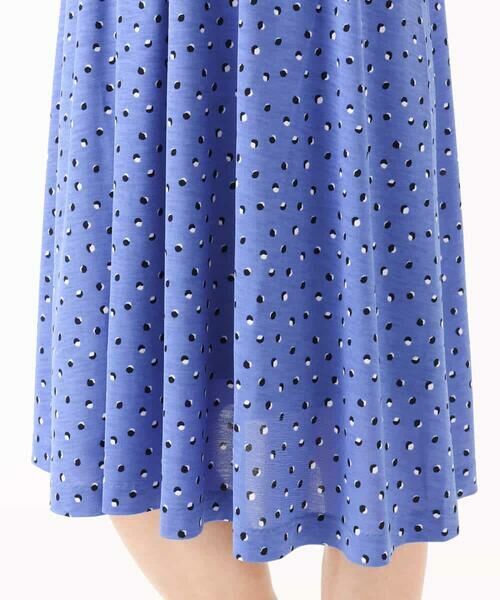 MK MICHEL KLEIN / エムケーミッシェルクラン ロング・マキシ丈ワンピース | [イージーケア/洗える]タックデザインジャージーワンピース | 詳細19