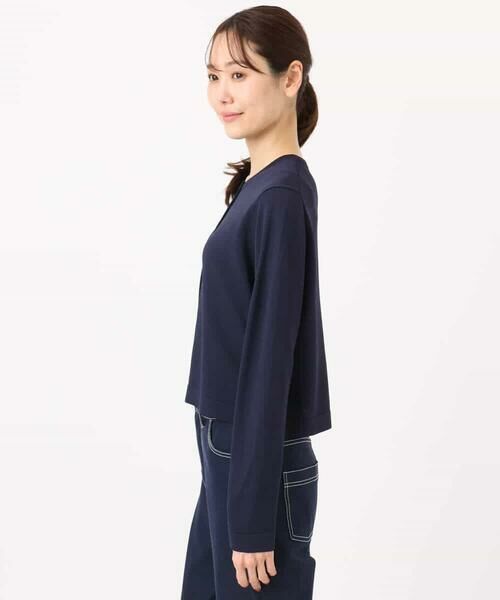 MK MICHEL KLEIN / エムケーミッシェルクラン カーディガン・ボレロ | ドット釦ニットカーディガン/接触冷感/UVカット/洗える | 詳細14