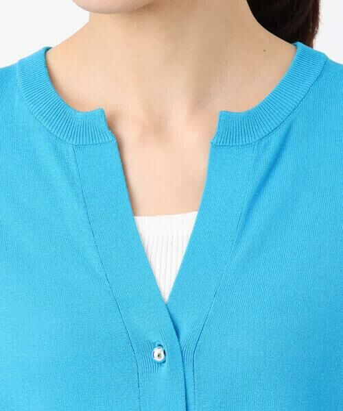 MK MICHEL KLEIN / エムケーミッシェルクラン カーディガン・ボレロ | キーネックカーディガン/接触冷感/UVカット/洗える | 詳細16