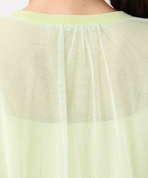 MK MICHEL KLEIN / エムケーミッシェルクラン カーディガン・ボレロ | [洗える]チュールシアーニットカーディガン | 詳細20