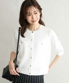 MK MICHEL KLEIN / エムケーミッシェルクラン カーディガン・ボレロ | [UVカット/接触冷感/洗える]コンパクトニットカーディガン