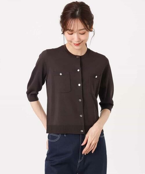 MK MICHEL KLEIN / エムケーミッシェルクラン カーディガン・ボレロ | [UVカット/接触冷感/洗える]コンパクトニットカーディガン | 詳細22