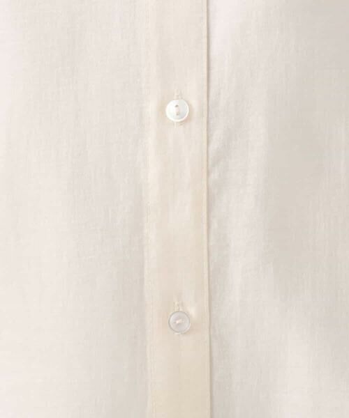 MK MICHEL KLEIN / エムケーミッシェルクラン シャツ・ブラウス | フーディーデザインシアーシャツブラウス/洗える | 詳細24