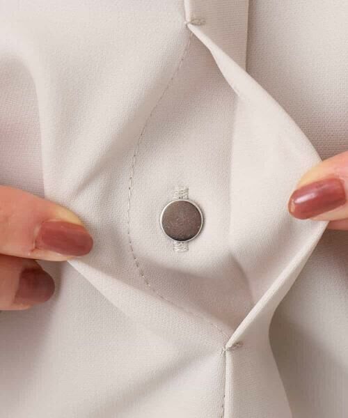 MK MICHEL KLEIN / エムケーミッシェルクラン シャツ・ブラウス | バンドカラーブラウス/接触冷感/UVカット/防シワ/通気性/洗える | 詳細17