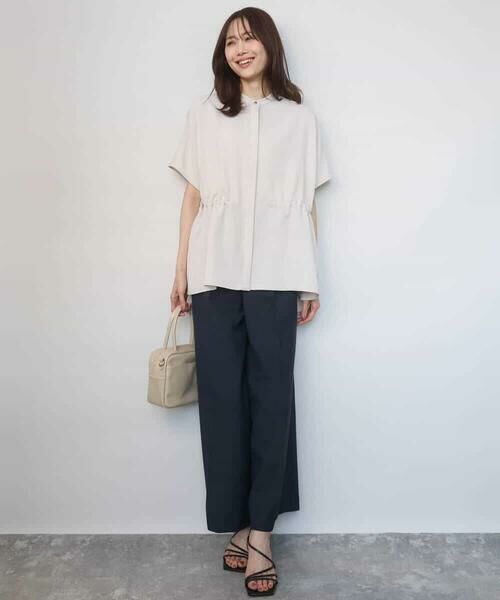 MK MICHEL KLEIN / エムケーミッシェルクラン シャツ・ブラウス | バンドカラーブラウス/接触冷感/UVカット/防シワ/通気性/洗える | 詳細7