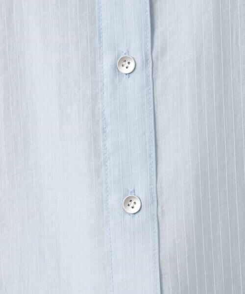 MK MICHEL KLEIN / エムケーミッシェルクラン シャツ・ブラウス | [接触冷感/洗える]ドビーストライプ柄シアーシャツブラウス | 詳細21