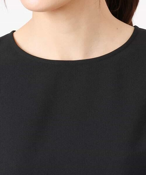 MK MICHEL KLEIN / エムケーミッシェルクラン シャツ・ブラウス | [UVカット/接触冷感/洗える]ストレッチ 裾レース半袖ブラウス | 詳細12