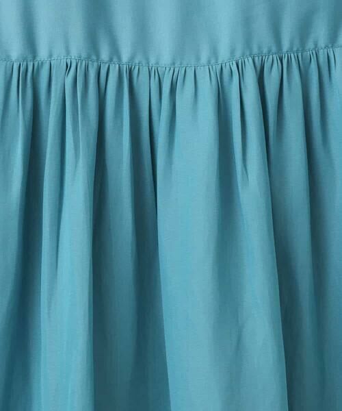 MK MICHEL KLEIN / エムケーミッシェルクラン シャツ・ブラウス | メタル釦デザイン サテン地ブラウス/接触冷感/UVカット/洗える | 詳細21