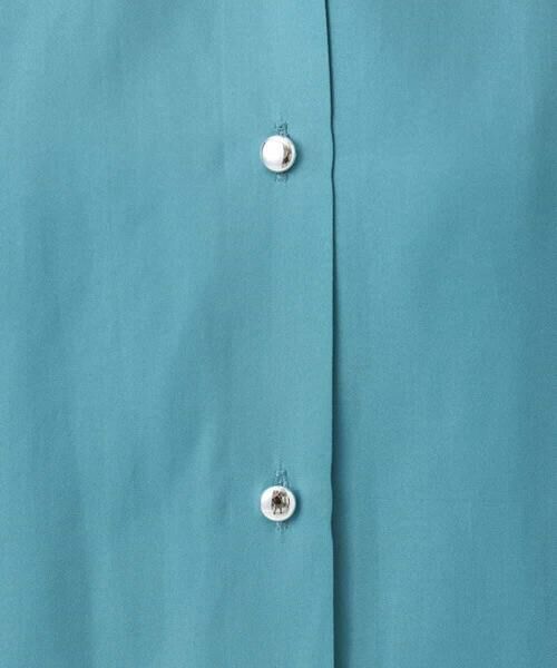 MK MICHEL KLEIN / エムケーミッシェルクラン シャツ・ブラウス | メタル釦デザイン サテン地ブラウス/接触冷感/UVカット/洗える | 詳細24