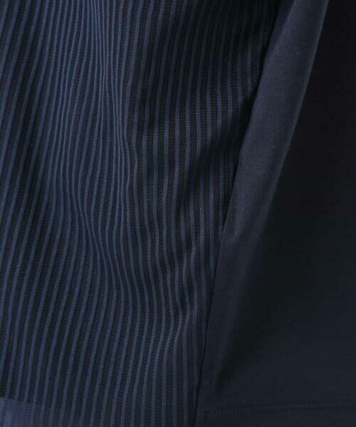 MK MICHEL KLEIN / エムケーミッシェルクラン カットソー | ストライプチュールカットソー/接触冷感/洗える | 詳細30