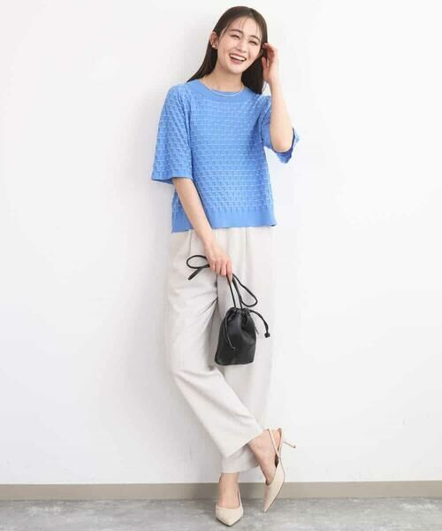 MK MICHEL KLEIN / エムケーミッシェルクラン チノ・ワークパンツ | テーパードパンツ/接触冷感/UVカット/防シワ/通気性/洗える | 詳細10