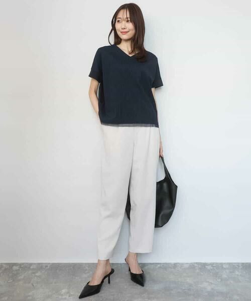 MK MICHEL KLEIN / エムケーミッシェルクラン チノ・ワークパンツ | テーパードパンツ/接触冷感/UVカット/防シワ/通気性/洗える | 詳細17