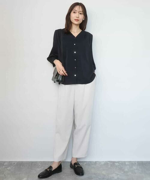 MK MICHEL KLEIN / エムケーミッシェルクラン チノ・ワークパンツ | テーパードパンツ/接触冷感/UVカット/防シワ/通気性/洗える | 詳細18