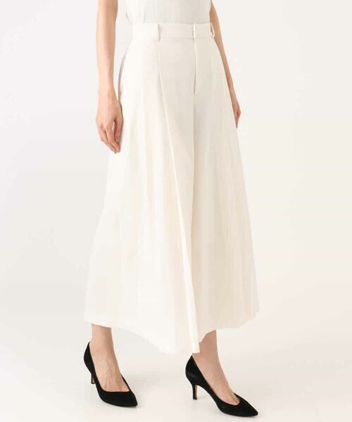 MK MICHEL KLEIN / エムケーミッシェルクラン その他パンツ | [UVカット/洗える]ストレッチ タックガウチョパンツ | 詳細27