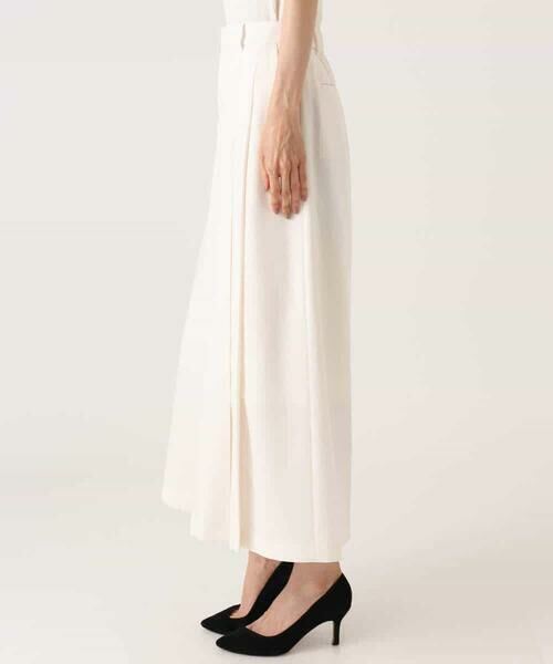 MK MICHEL KLEIN / エムケーミッシェルクラン その他パンツ | [UVカット/洗える]ストレッチ タックガウチョパンツ | 詳細28