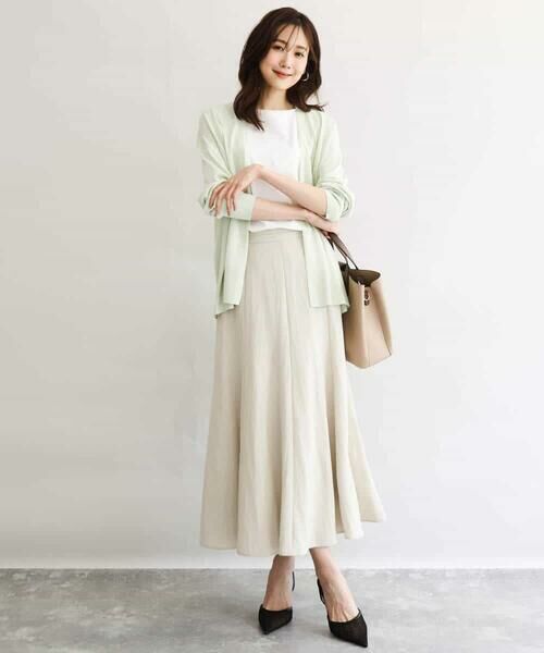 MK MICHEL KLEIN / エムケーミッシェルクラン カーディガン・ボレロ | [接触冷感/洗える]ミドル丈着流しカーディガン | 詳細13