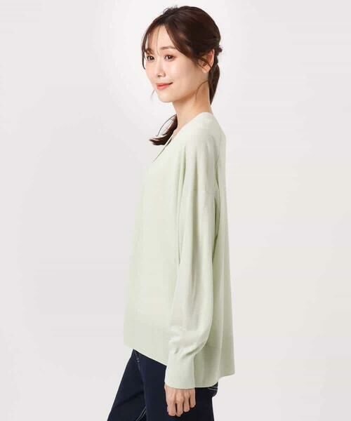 MK MICHEL KLEIN / エムケーミッシェルクラン カーディガン・ボレロ | [接触冷感/洗える]ミドル丈着流しカーディガン | 詳細16