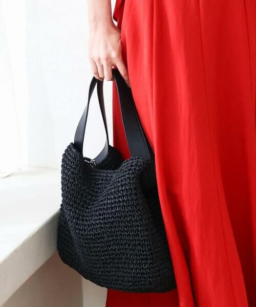 MK MICHEL KLEIN / エムケーミッシェルクラン トートバッグ | [A4対応]ペーパー素材2wayバッグ（ブラック）