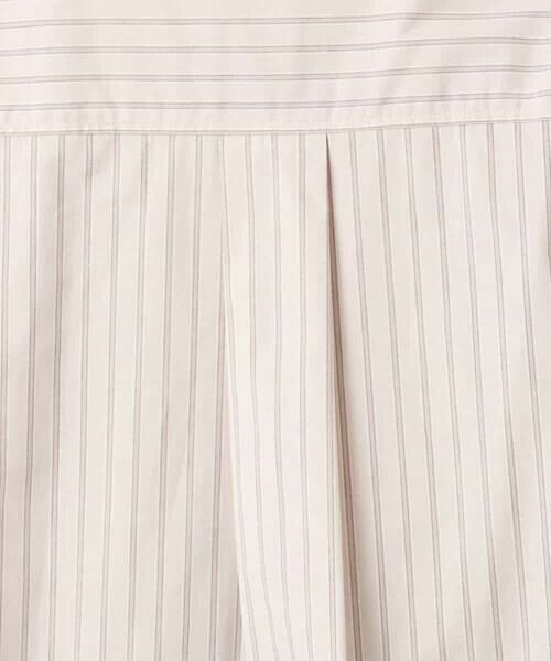 MK MICHEL KLEIN / エムケーミッシェルクラン シャツ・ブラウス | クロップド丈コットンストライプシャツブラウス/洗える | 詳細19