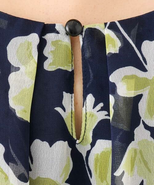 MK MICHEL KLEIN / エムケーミッシェルクラン シャツ・ブラウス | [洗える]アートフラワープリント シフォンブラウス | 詳細26