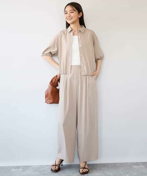 MK MICHEL KLEIN / エムケーミッシェルクラン シャツ・ブラウス | [接触冷感/洗える]クロップド丈シャツ | 詳細20