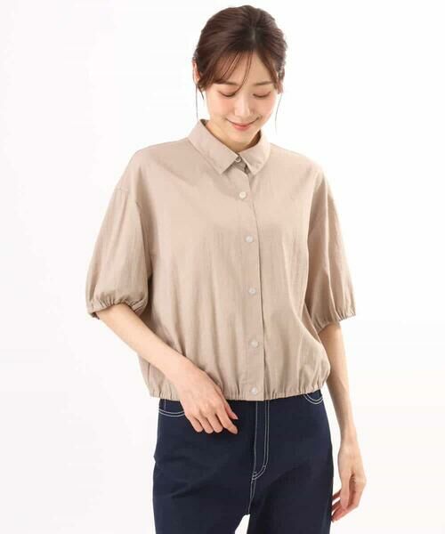 MK MICHEL KLEIN / エムケーミッシェルクラン シャツ・ブラウス | [接触冷感/洗える]クロップド丈シャツ | 詳細23