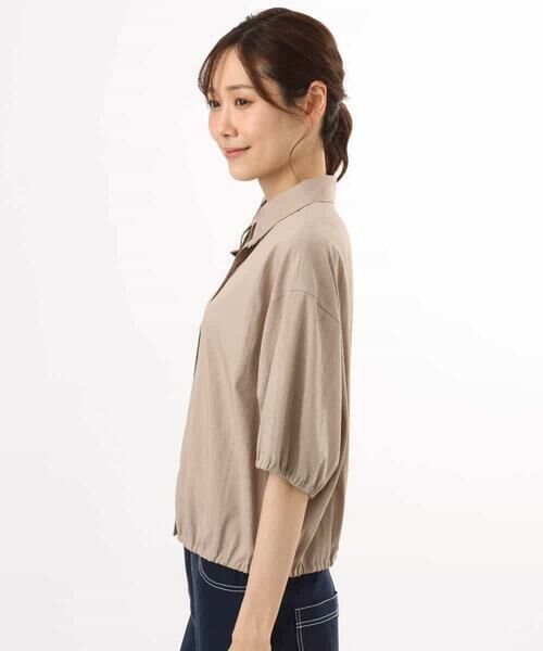 MK MICHEL KLEIN / エムケーミッシェルクラン シャツ・ブラウス | [接触冷感/洗える]クロップド丈シャツ | 詳細24