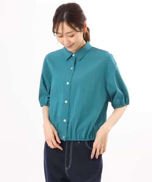 MK MICHEL KLEIN / エムケーミッシェルクラン シャツ・ブラウス | [接触冷感/洗える]クロップド丈シャツ | 詳細30