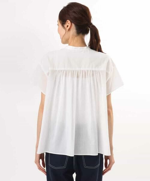 MK MICHEL KLEIN / エムケーミッシェルクラン シャツ・ブラウス | [洗える]オーガニックコットン デザインブラウス | 詳細12