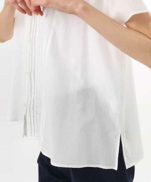 MK MICHEL KLEIN / エムケーミッシェルクラン シャツ・ブラウス | [洗える]オーガニックコットン デザインブラウス | 詳細16