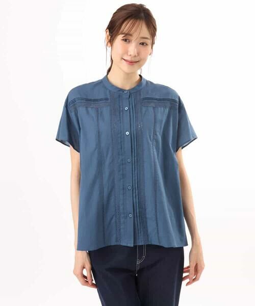 MK MICHEL KLEIN / エムケーミッシェルクラン シャツ・ブラウス | [洗える]オーガニックコットン デザインブラウス | 詳細18