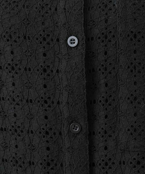 MK MICHEL KLEIN / エムケーミッシェルクラン シャツ・ブラウス | [洗える]幾何レース五分袖シャツブラウス | 詳細27