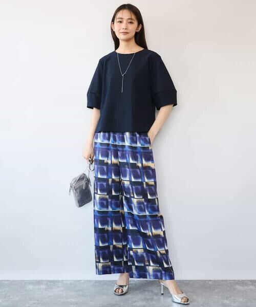 MK MICHEL KLEIN / エムケーミッシェルクラン シャツ・ブラウス | [撥水/UVカット/洗える]ランタンスリーブブラウス | 詳細14